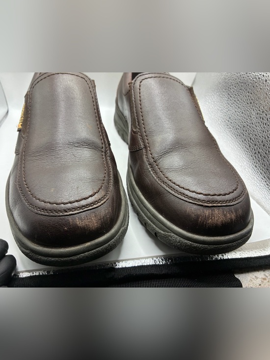 Mephisto Air Jet Leather Slip on Shoes Comfort Walking Loafers Brown Men’s 8.5 main image 9